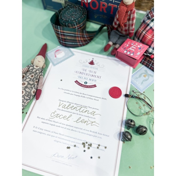 CERTIFICADO DE BUEN COMPORTAMIENTO DE PAPÁ NOEL