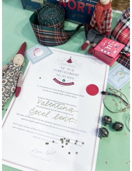 CERTIFICADO DE BUEN COMPORTAMIENTO DE PAPÁ NOEL