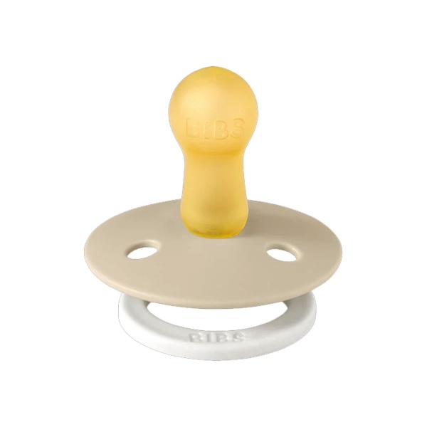 2 CHUPETES NOCTURNOS BIBS VAINILLA - DARK OAK / 6-18 MESES