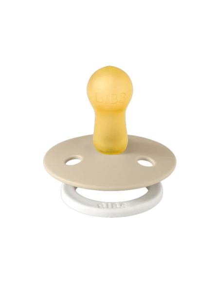 2 CHUPETES NOCTURNOS BIBS VAINILLA - DARK OAK / 6-18 MESES