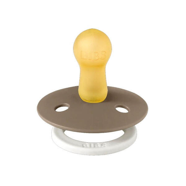 2 CHUPETES NOCTURNOS BIBS VAINILLA - DARK OAK / 6-18 MESES