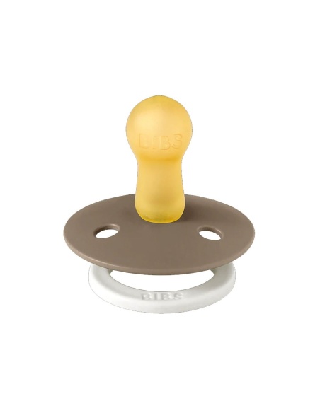 2 CHUPETES NOCTURNOS BIBS VAINILLA - DARK OAK / 6-18 MESES