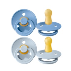 2 CHUPETES BIBS SKY BLUE - BABY BLUE / 0-6 MESES 2