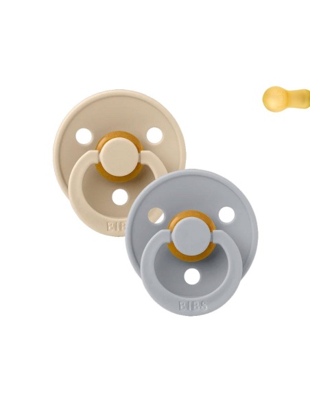 2 CHUPETES BIBS VAINILLA - CLOUD / 0-6 MESES