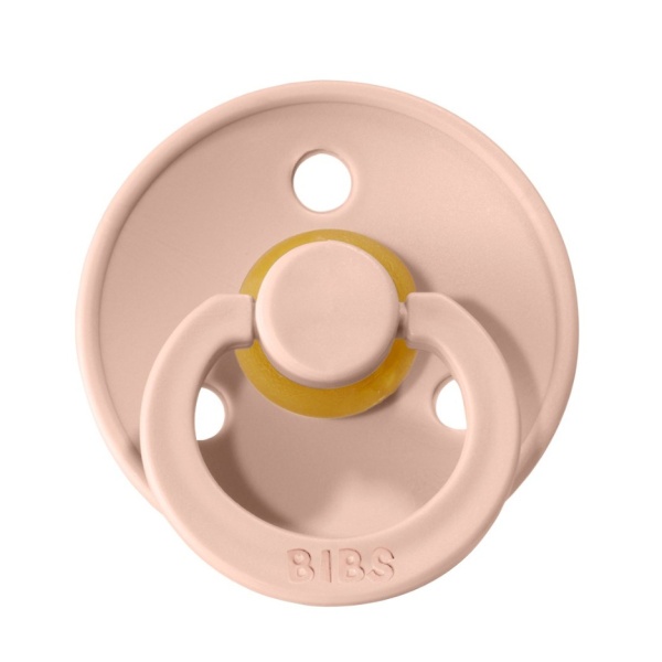 2 CHUPETES BIBS VAINILLA - BLUSH / 0-6 MESES