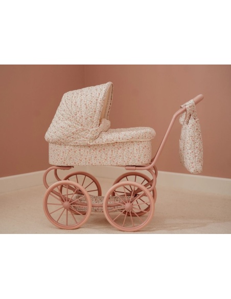 CARRITO MUÑECAS METAL FLORES