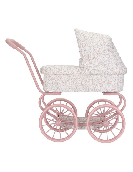 CARRITO MUÑECAS METAL FLORES