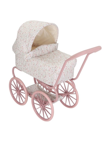 CARRITO MUÑECAS METAL FLORES