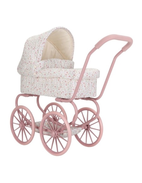 CARRITO MUÑECAS METAL FLORES