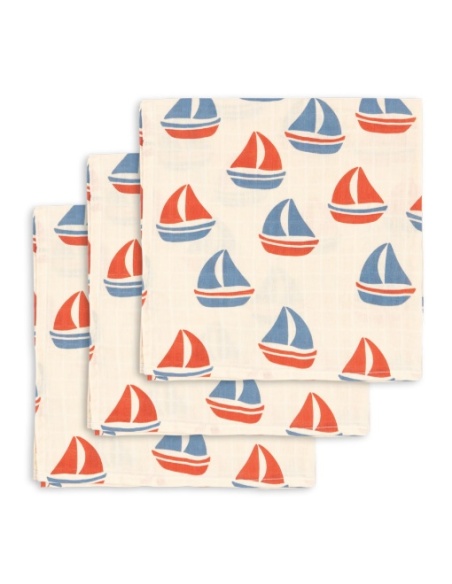 PACK DE 3 MUSELINAS AHOY KONGES SLOJD