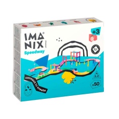 IMANIX PISTA DE CARRERAS 50 PIEZAS MAGNÉTICAS