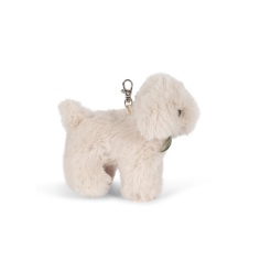 ANIMAL BAG CHARM WHITE DOG 2