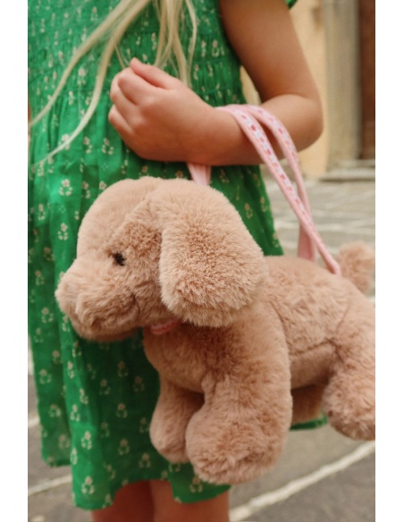 BOLSO INFANTIL PERRITO DE PELUCHE KONGES SLOJD
