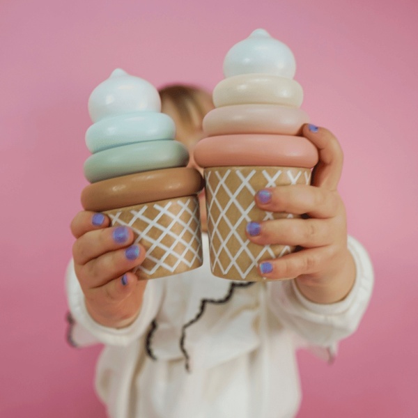 SET APILABLE HELADOS DE MADERA