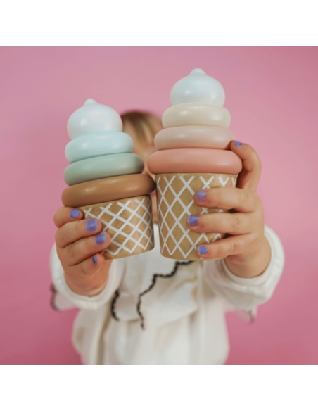 SET APILABLE HELADOS DE MADERA