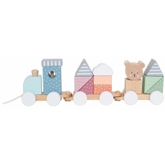TREN DE BLOQUES DE MADERA TEDDY