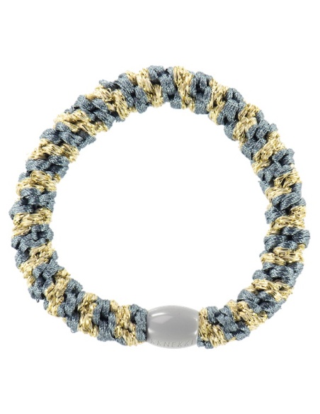 GOMA DE PELO KKNEKKI BLUEGREY GLITTER