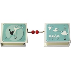 CAJITA MUSICAL LAGO DE LOS CISNES