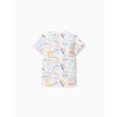 TSHIRT JERSEY WHITE ZIPPY 2