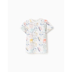 TSHIRT JERSEY WHITE ZIPPY