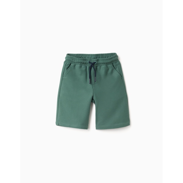 BERMUDA VERDE OSCURO ZIPPY