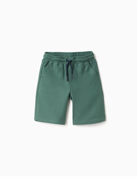 BERMUDA VERDE OSCURO ZIPPY