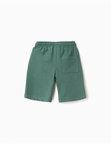 BERMUDA VERDE OSCURO ZIPPY