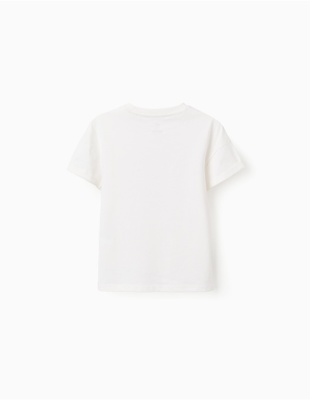 CAMISETA BLANCA ZIPPY NIÑA