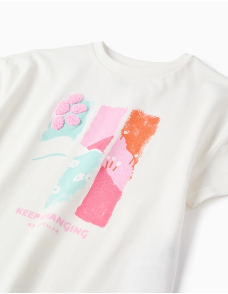 CAMISETA BLANCA ZIPPY NIÑA