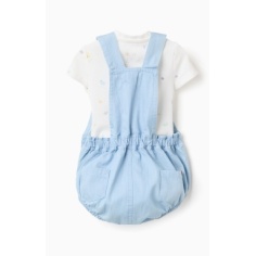 SET OVERALL AND BODY LIGHT BLUE ZIPPY 2