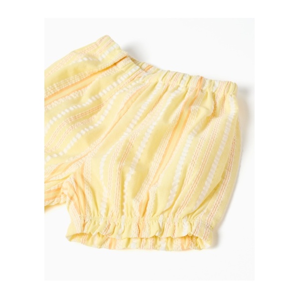 CONJUNTO SEERSUCKER AMARILLO ZIPPY