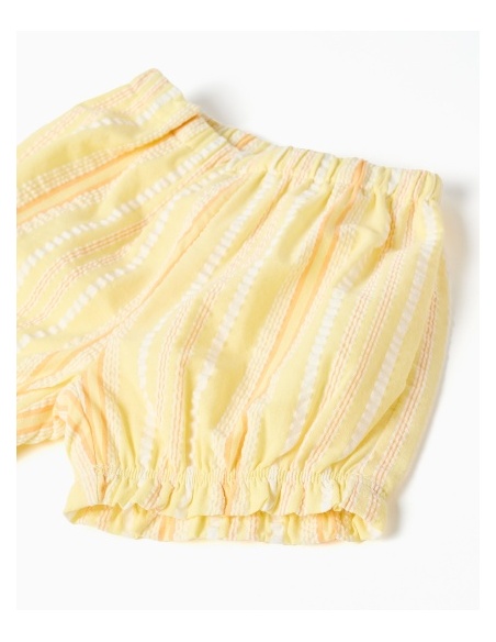 CONJUNTO SEERSUCKER AMARILLO ZIPPY