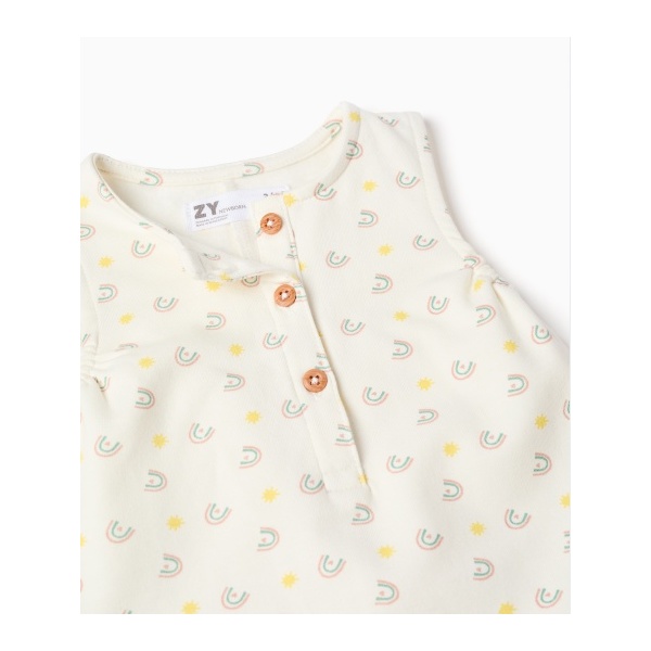 CONJUNTO Y BODY BLANCO zippy