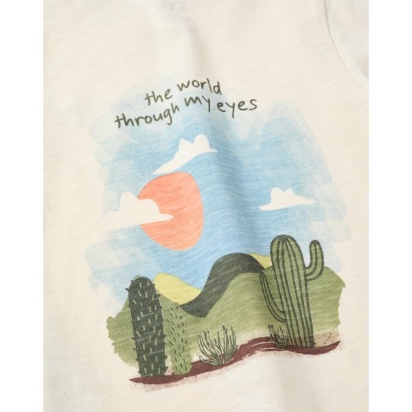 CAMISETA BEIGE CLARO ZIPPY