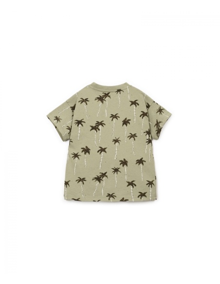 CAMISETA PALMERAS VERDE PLAY UP