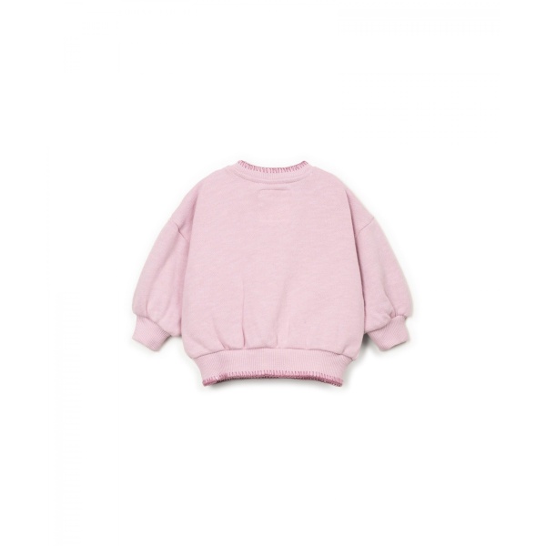SUDADERA FELPA ROSA BEBE PLAY UP