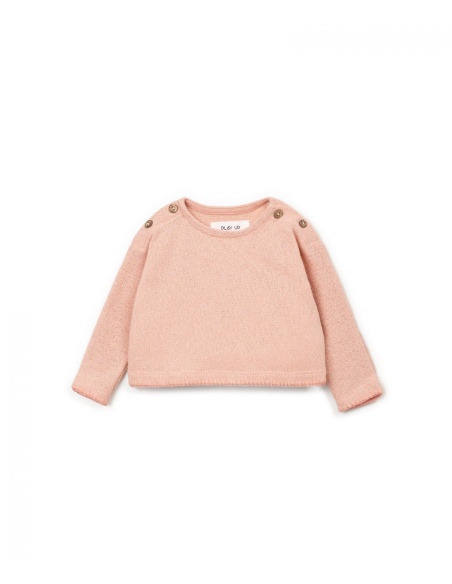 SUDADERA SALMÓNP BEBE PLAY UP