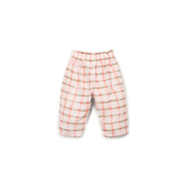 PANTALÓN TEJIDO ESTAMPADO ROSA PLAY UP