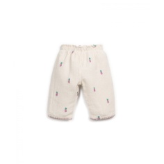 PANTALÓN TEJIDO PIÑAS MORADAS BEBE PLAY UP 2
