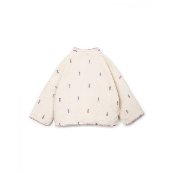CHAQUETA DE TEJIDO PIÑAS MORADAS PLAY UP