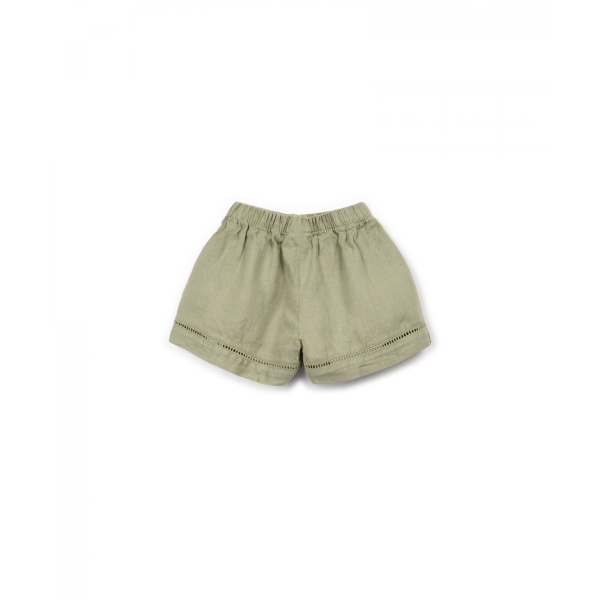 PANTALONES CORTOS LINO VERDE PLAY UP