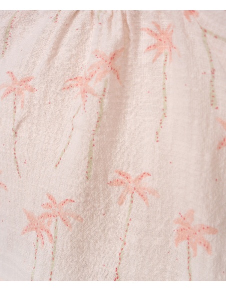 CAMISA PALMERAS ROSA BEBE PLAY UP