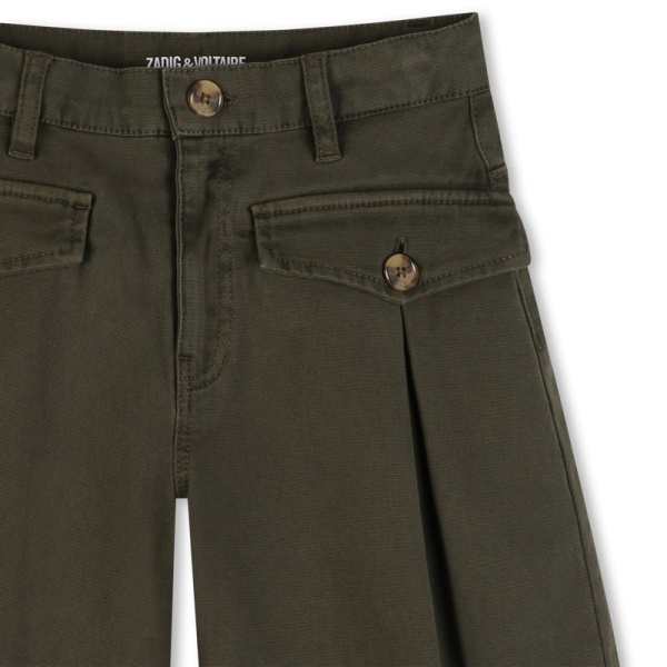 BERMUDAS VERDE OLIVO ZADIG & VOLTAIRE