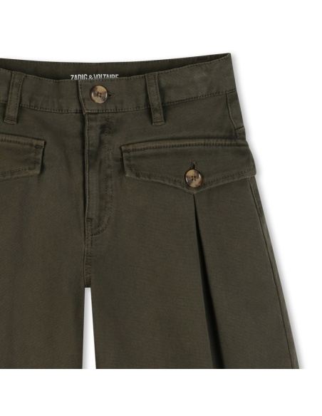 BERMUDAS VERDE OLIVO ZADIG & VOLTAIRE