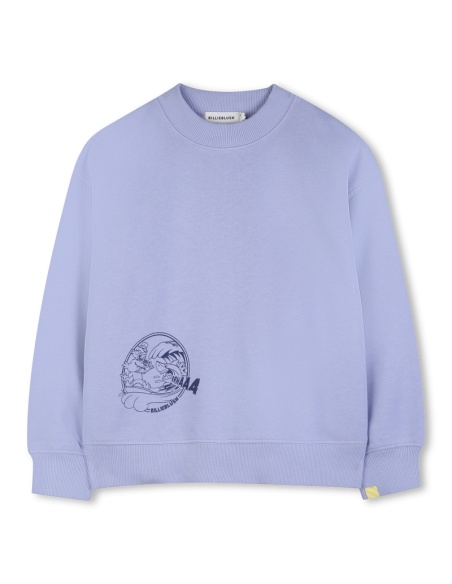 SUDADERA FLEECE AZUL BILLIEBLUSH