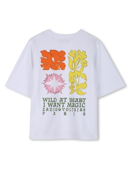 CAMISETA BLANCA MANGA CORTA ZADIG & VOLTAIRE