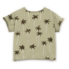 CAMISETA ESTAMAMPADA PALMERAS VERDE PLAY UP 2