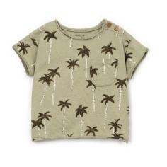 CAMISETA ESTAMAMPADA PALMERAS VERDE PLAY UP