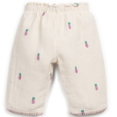 PANTALÓN TEJIDO PIÑAS MORADAS BEBE PLAY UP 2