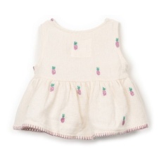 TOP TEJIDO PIÑAS MORADAS BEBE PLAY UP 2